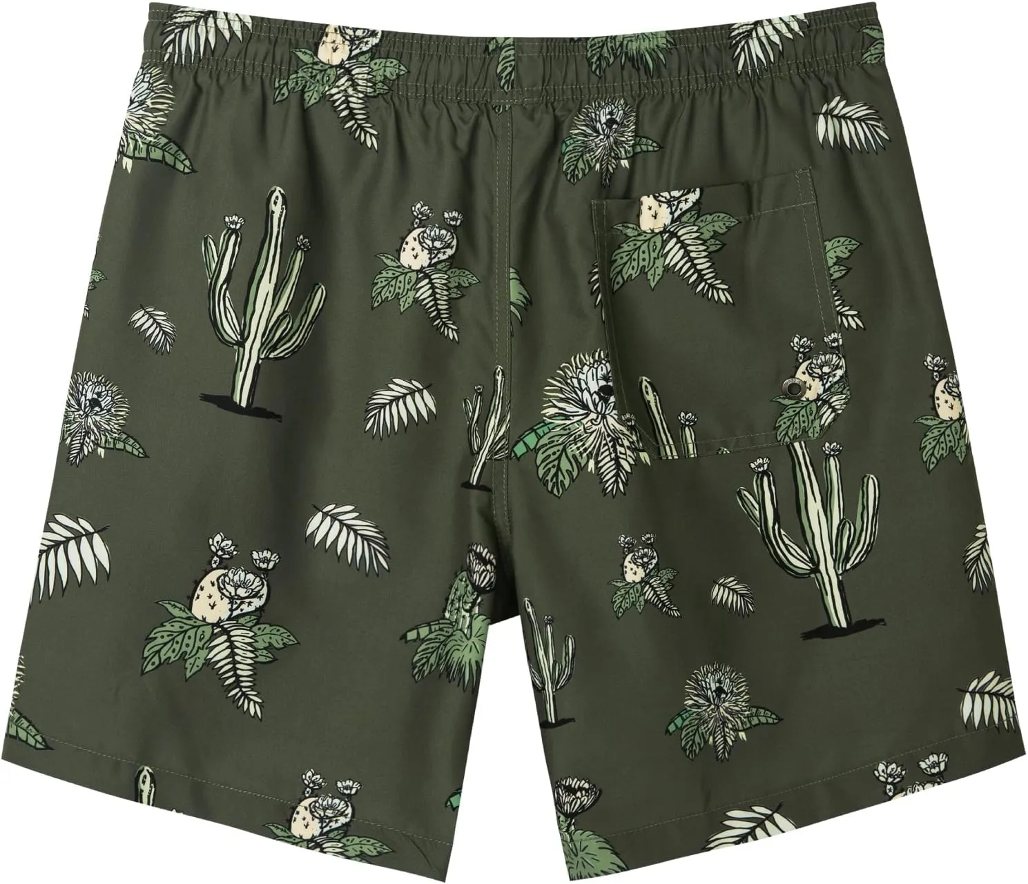 SURF CUZ Mens Swim Trunks 7" Swimming Trunks with Mesh Liner Quick Dry Swim Shorts for Men Swimwear Bathing Suits Pockets