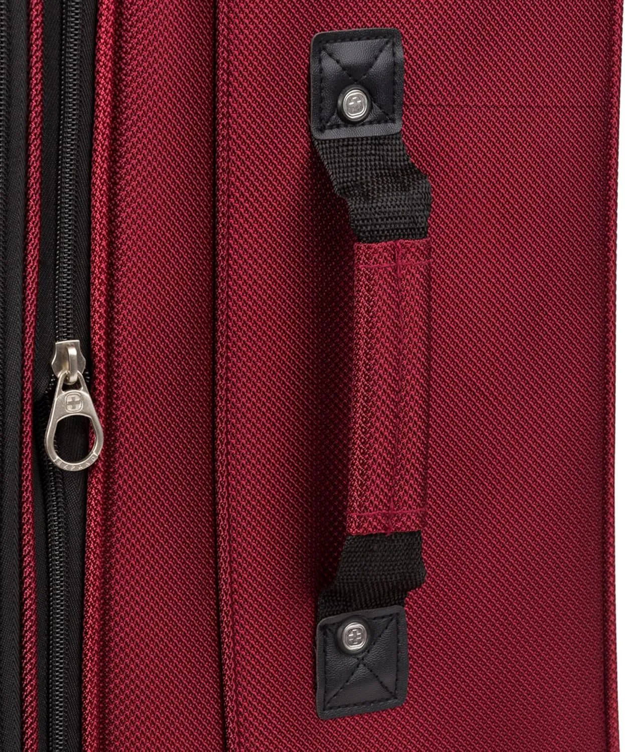 SwissGear Sion Softside Expandable Luggage, Burgundy, Checked-Large 29-Inch