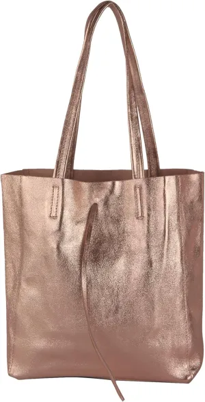 T253 - Leather Tote Bag for Women, With Inner Pocket