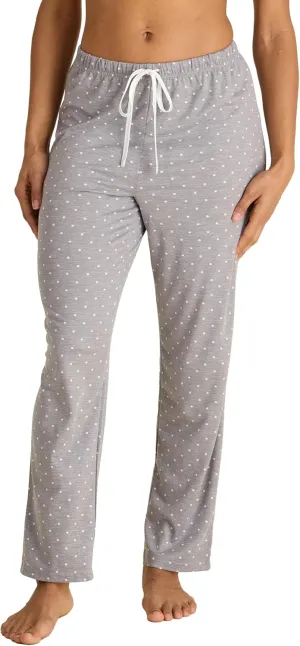 TAHARI Women's Straight Leg Drawstring Pajama Pants with Pockets