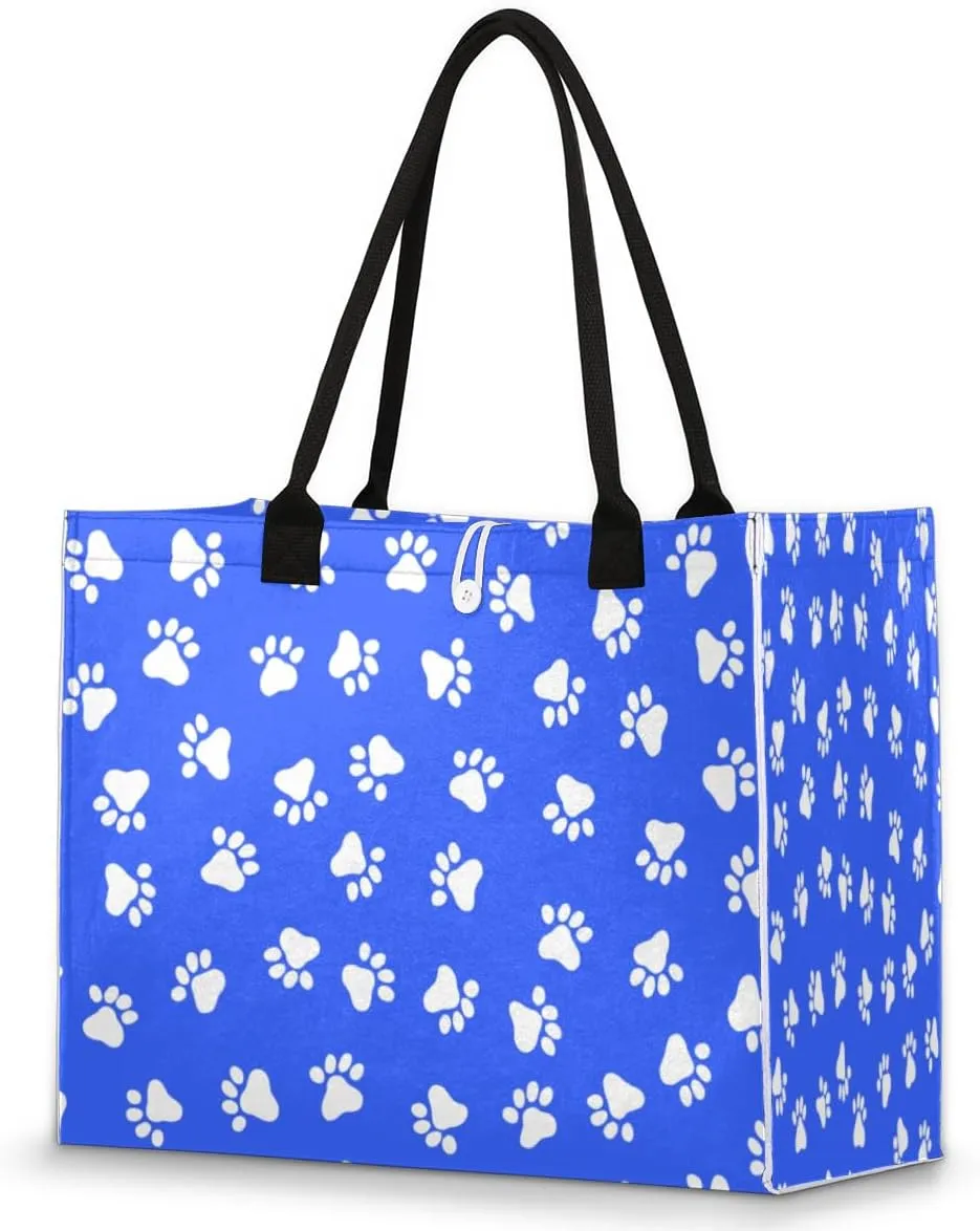 Tavisto White Black Skull Cute Tote Bag with Pockets - Versatile and Spacious Tote Bag for Women