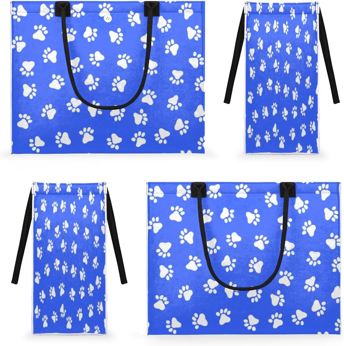 Tavisto White Black Skull Cute Tote Bag with Pockets - Versatile and Spacious Tote Bag for Women