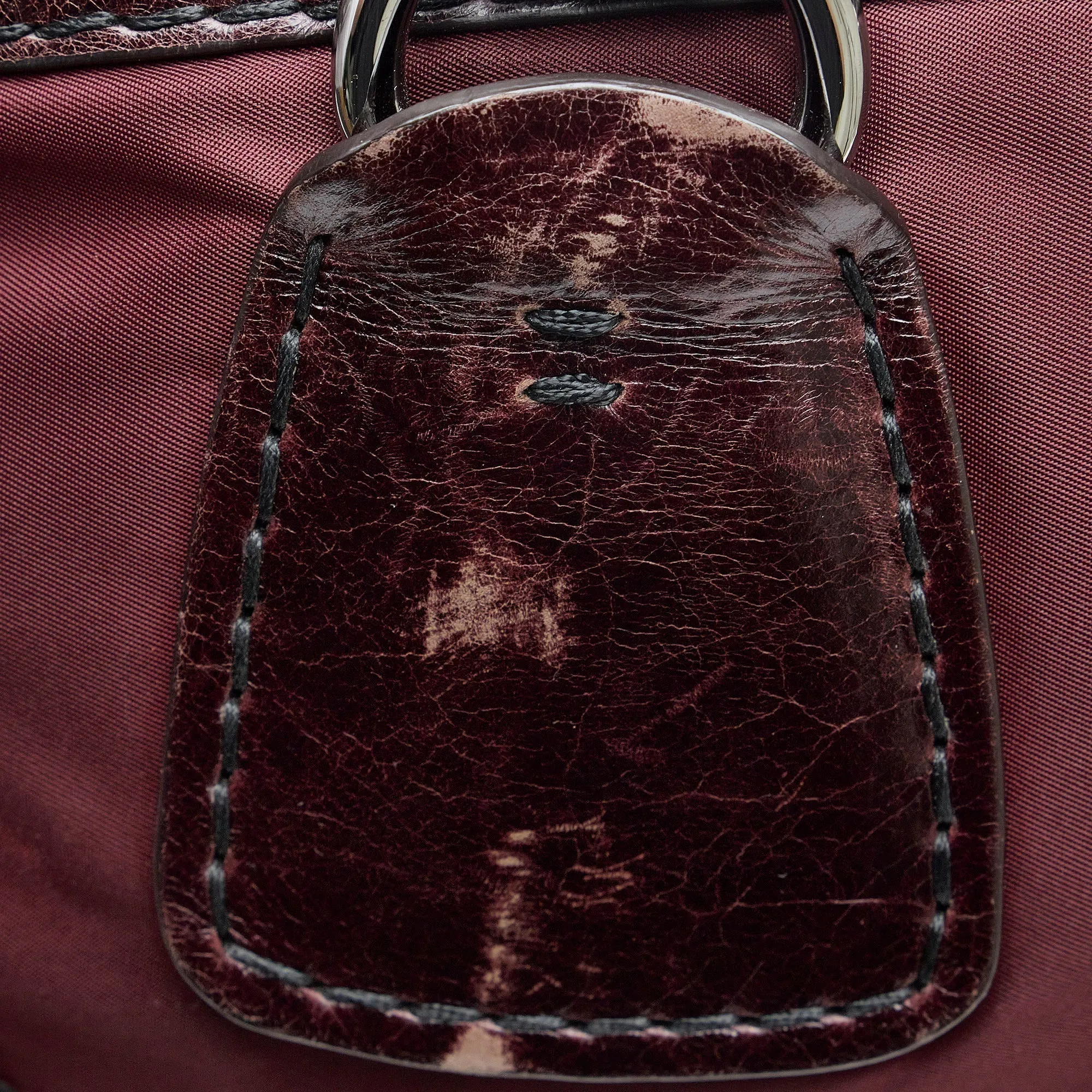 Tessuto Satchel Future-proof Top Quality Trimmed Prada Vitello Heavy discount