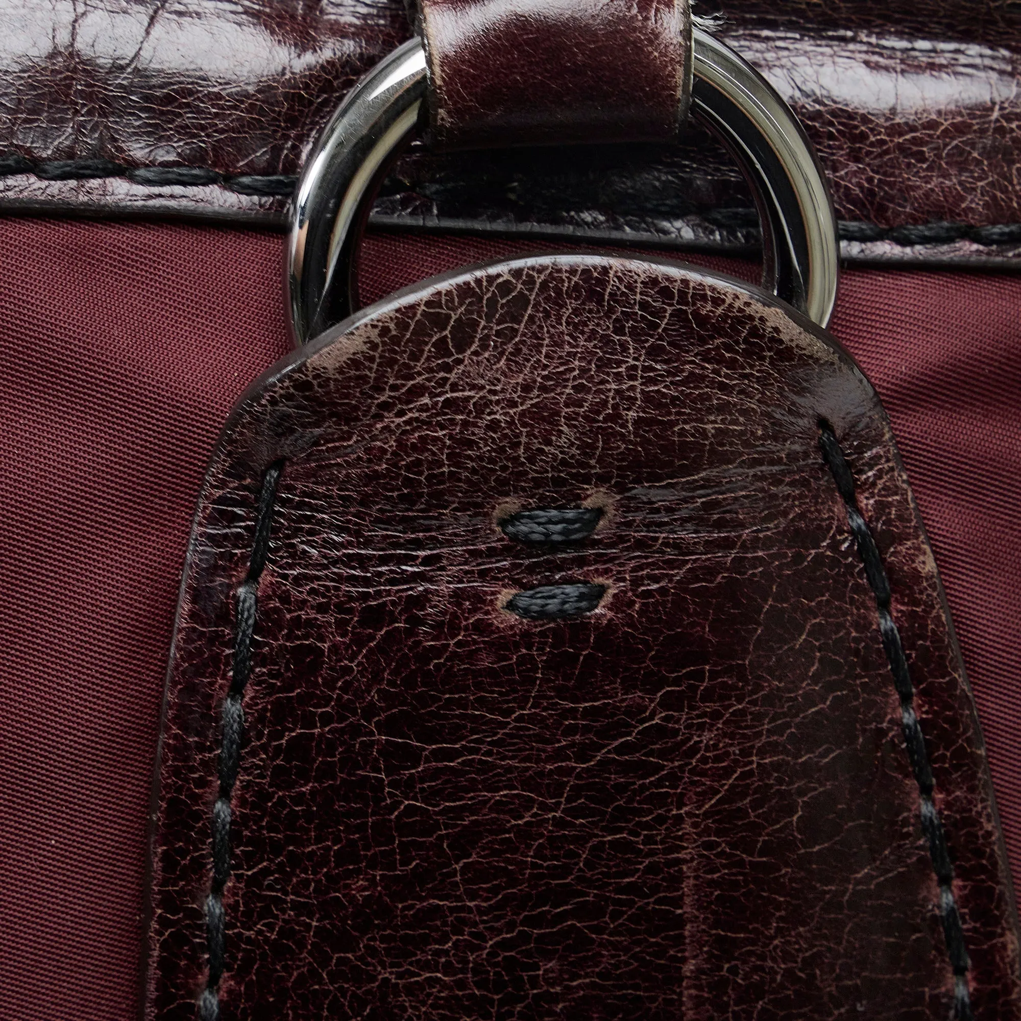 Tessuto Satchel Future-proof Top Quality Trimmed Prada Vitello Heavy discount