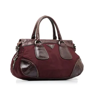 Tessuto Satchel Future-proof Top Quality Trimmed Prada Vitello Heavy discount