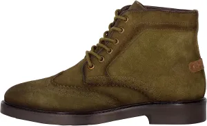 TEYLON Men's Classic Brogue Ankle Boots