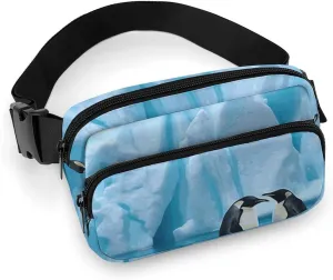 The Iceberg Waist Bag Fashion Fanny Bag with Adjustable Strap for Outdoor Workout Cycling Unisex
