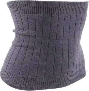 Thermal Cashmere Belt Breathable Waist Support Warming Belt for Comfort Grey