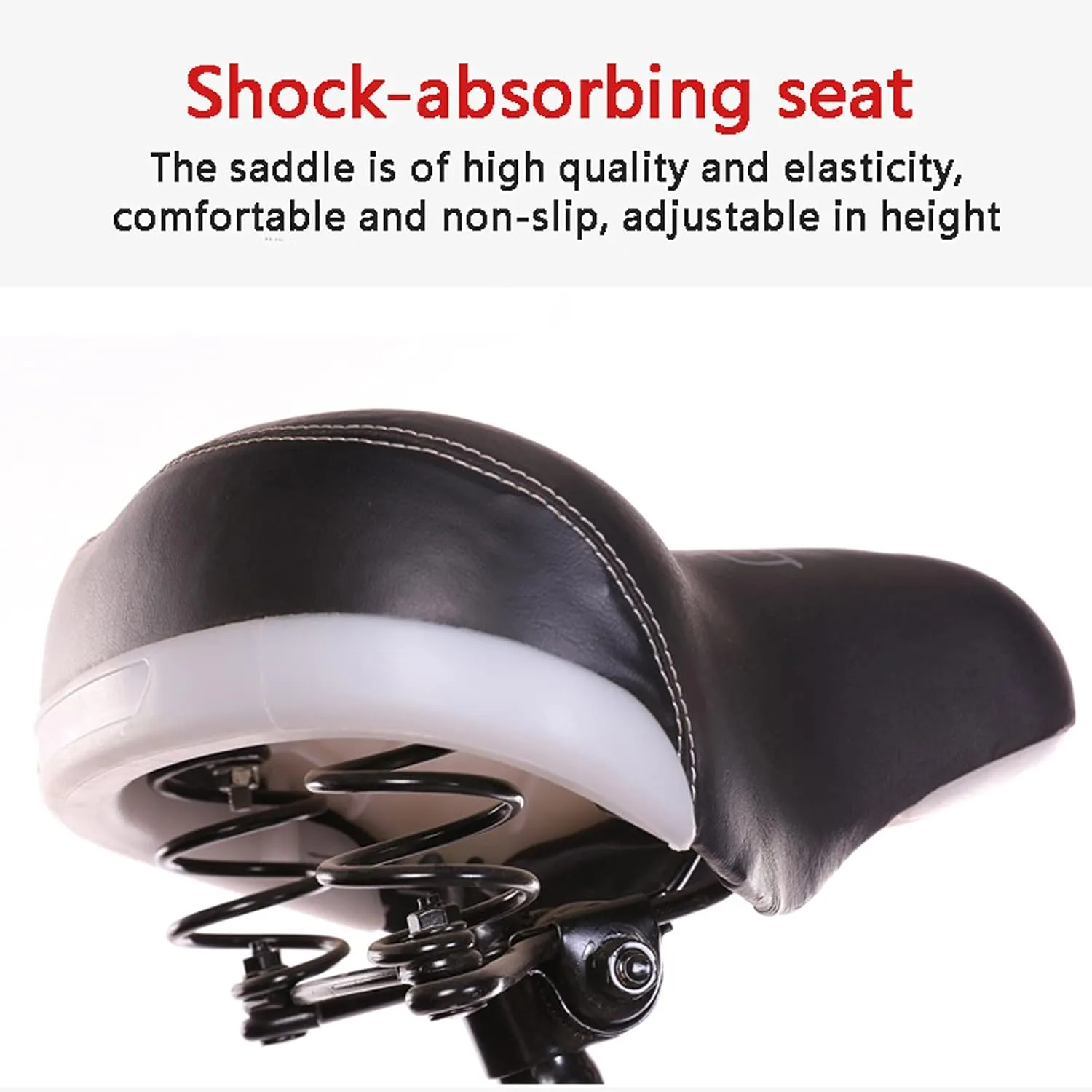 Three Wheel Bike, 20inch Three Wheel Cruiser Bike Shock-Absorbing Seat Adult Tricycle with Shopping Basket for Seniors Women Men Cycling Pedalling