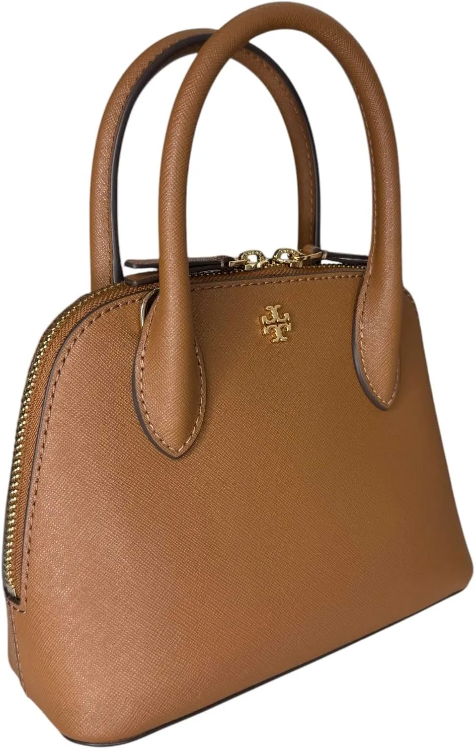 Tory Burch Emerson Women's Mini Dome Satchel Crossbody Saffiano Leather
