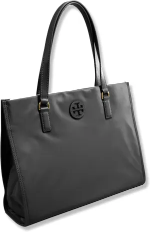 Tory Burch Womens 160633 Ella Gold-Tone Hardware Small Nylon Tote Bag,