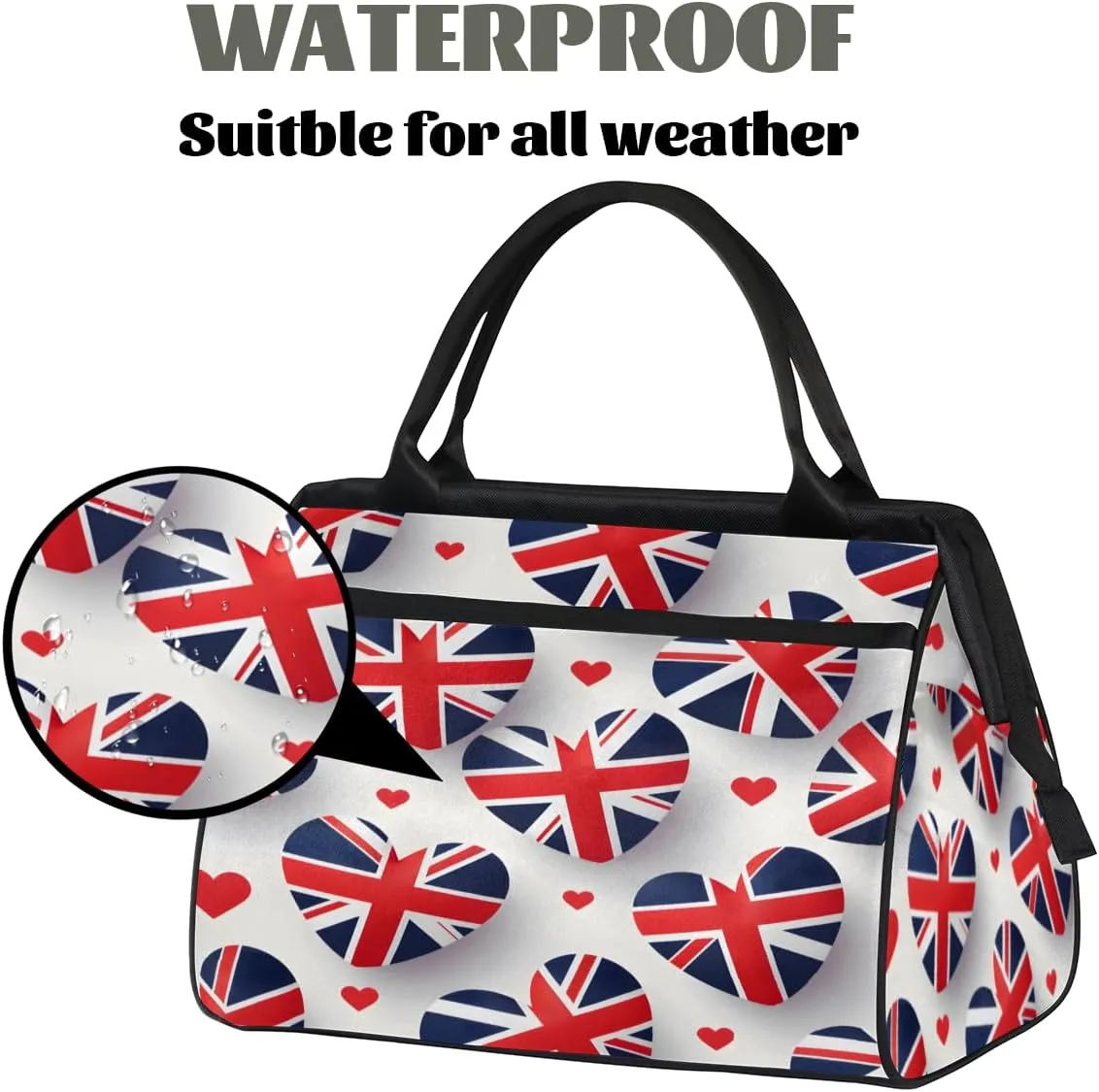 Tote Bag for Women, Lightweight Tote Bag with Zipper, Large Shoulder Bag Handbag for Travel, Work