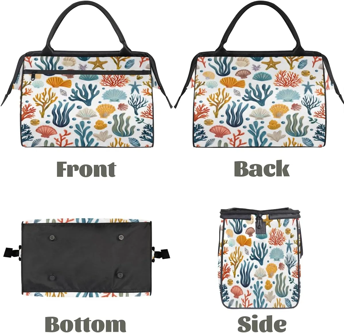 Tote Bag for Women, Lightweight Tote Bag with Zipper, Large Shoulder Bag Handbag for Travel, Work