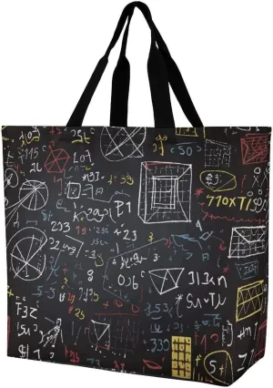 Tote Bag for Women Shoulder Bag Mathematics And Physics Handbags for Travel Work Beach Bag Grocery Bag