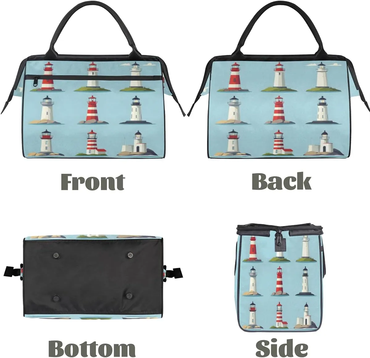 Tote Bag for Women with Zipper, Large Shoulder Bag Handbag for Travel Sports Work