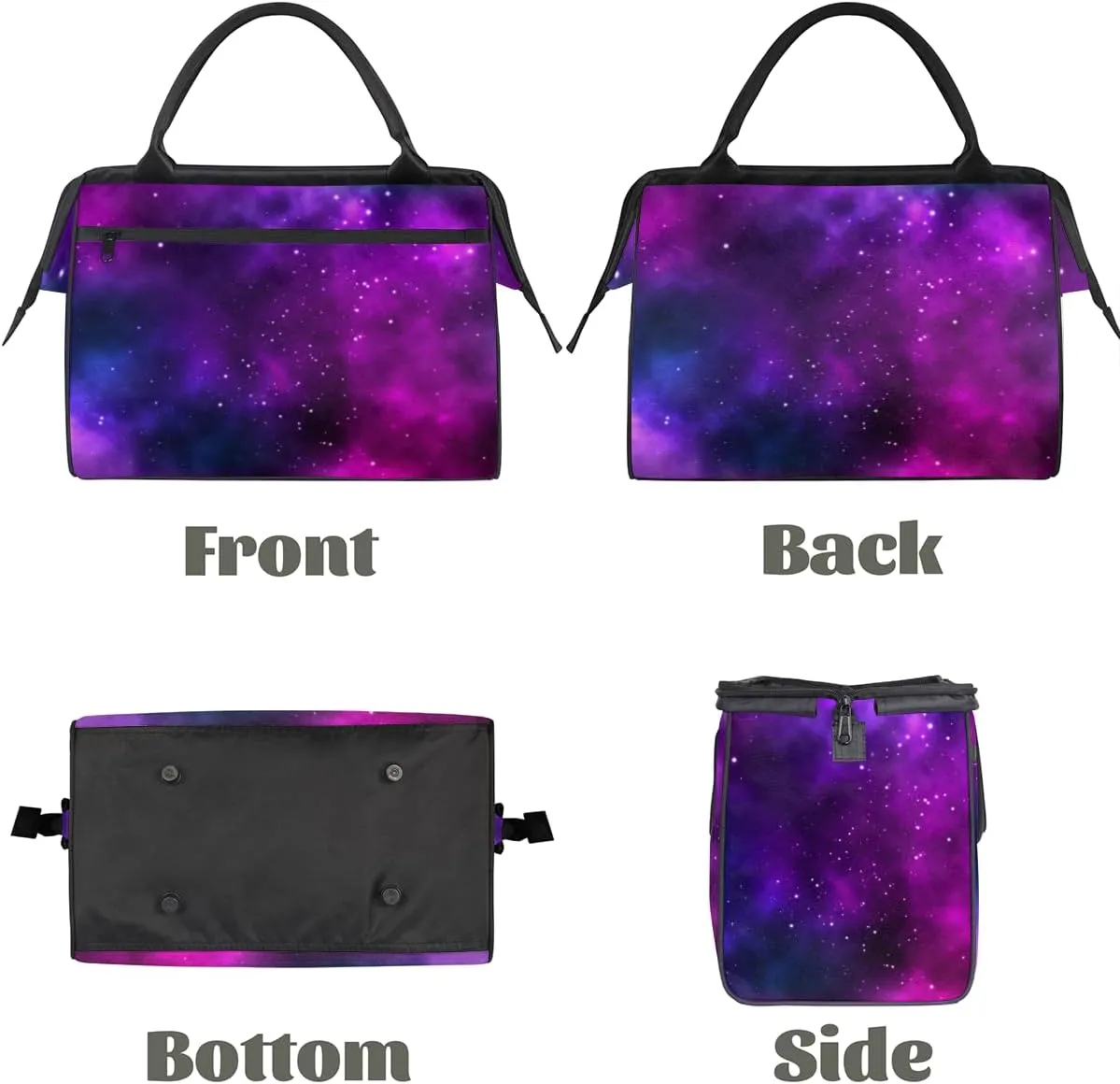 Tote Bag for Women with Zipper, Travel Large Shoulder Bag Handbag for Work, Gym
