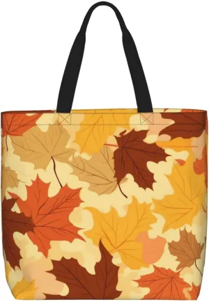Tote Bag with Zipper Pockets,Large Capacity Shopping Bag,Casual Shoulder Bag for shopping Work Gym