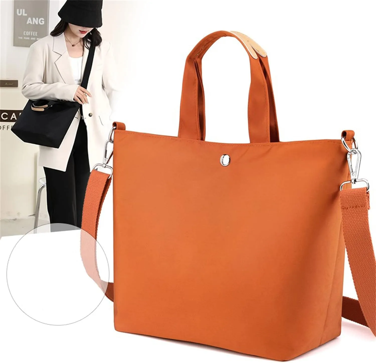 Tote Bag Women Large Capacity Satchel Bag Handbag Stylish Tote Handbag for Women Nylon Hobo Bag Crossbody Bag Handbag Bag