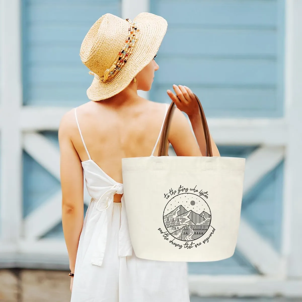 Tote Bags for Women Acotar Gifts for Women Canvas Tote Bags Aesthetic Acotar Velaris Merch Fantasy Novel Inspired Book Lover Gifts Grocery Beach Bag Shopping Handbag -12