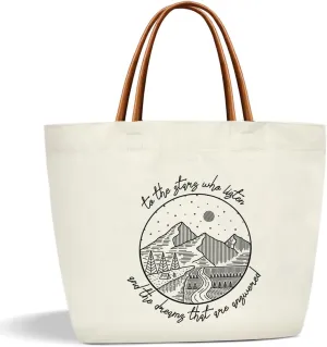 Tote Bags for Women Acotar Gifts for Women Canvas Tote Bags Aesthetic Acotar Velaris Merch Fantasy Novel Inspired Book Lover Gifts Grocery Beach Bag Shopping Handbag -12