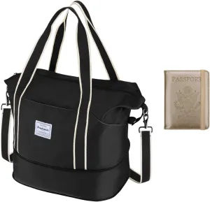 Travel Duffel Bag & Passport Holder Bundle
