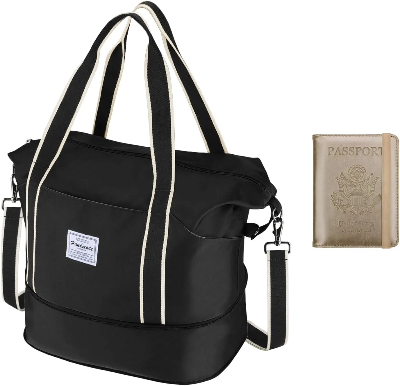 Travel Duffel Bag & Passport Holder Bundle