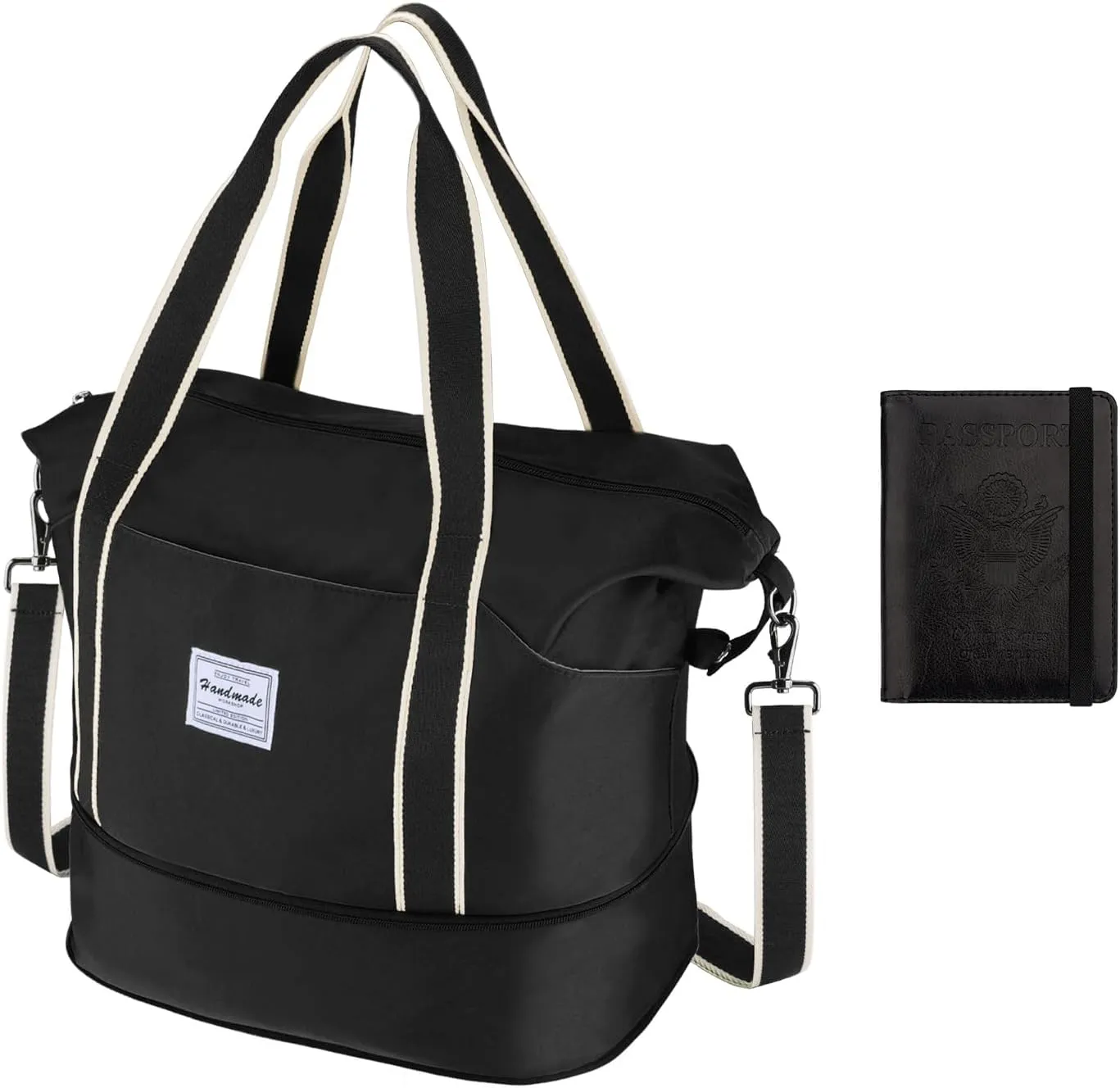 Travel Duffel Bag & Passport Holder Bundle