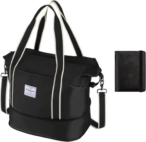 Travel Duffel Bag & Passport Holder Bundle