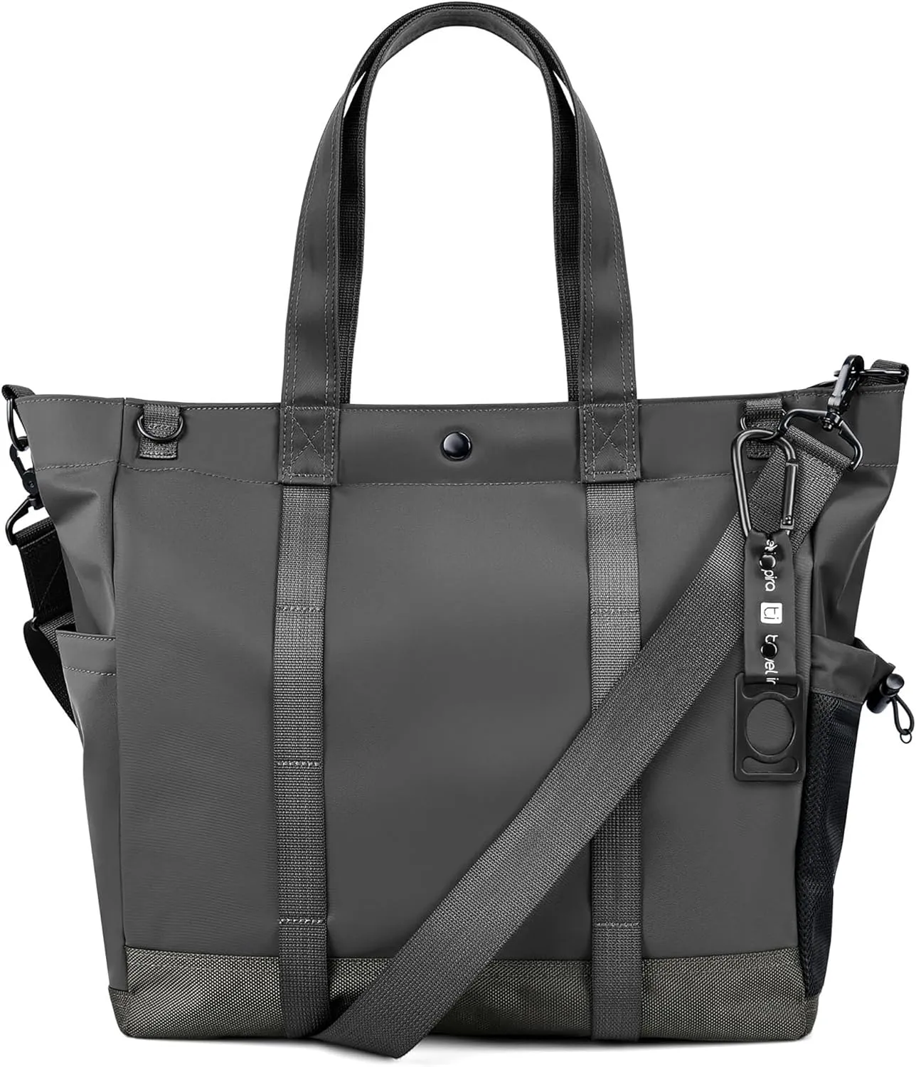 travel inspira Anti-Wrinkle Laptop Tote for Women & Men with Adjustable Strap & Organizer, Commuting/Business Travel Work Bag