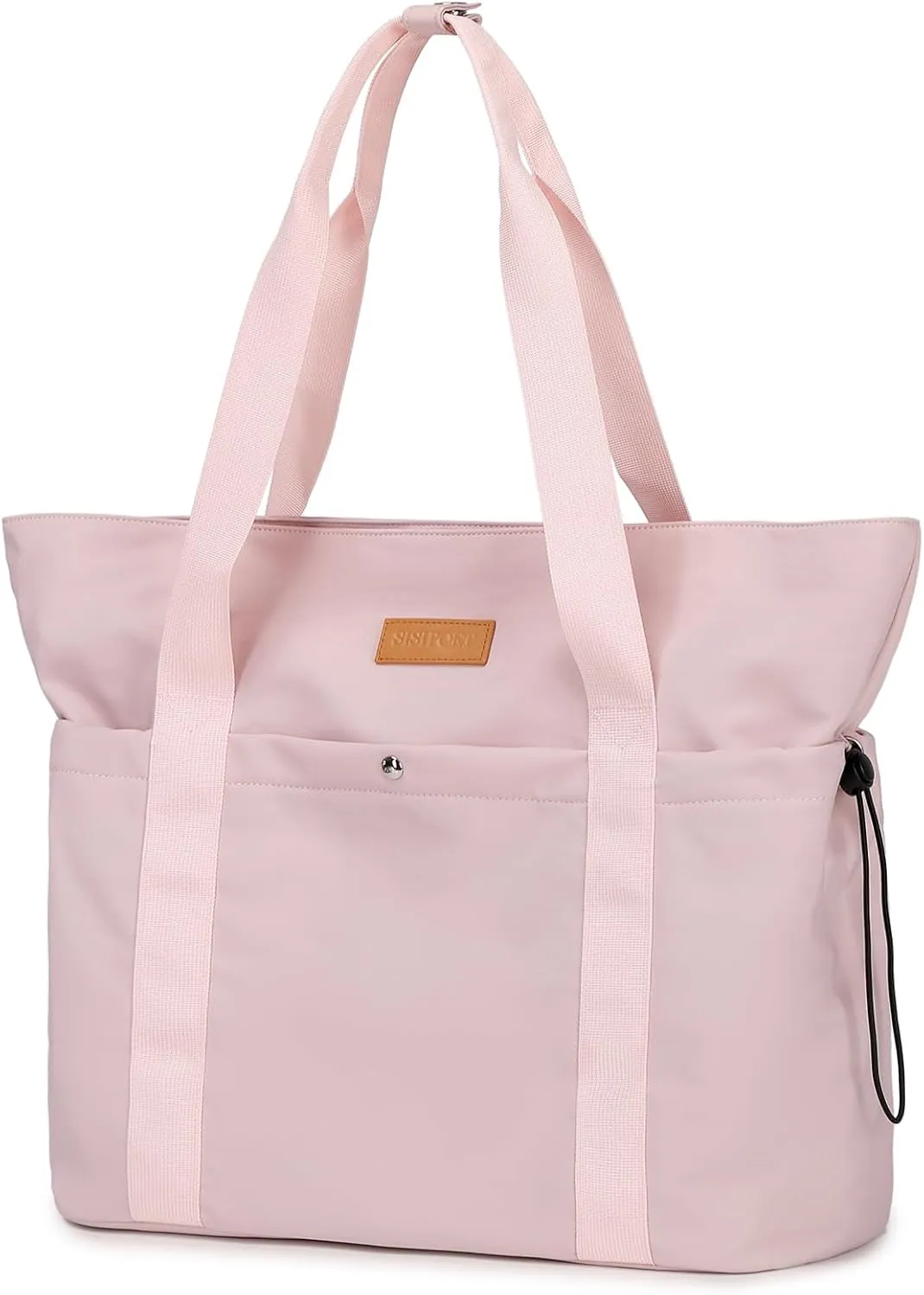 Travel Tote Bag, Multi Pocket Work Tote Bags for Women Fits 15.6'' Laptop Shoulder Bag with Zipper Shopping Bag