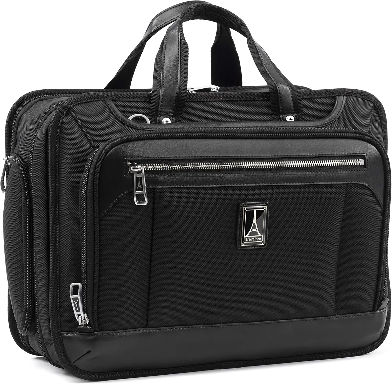 Travelpro Platinum Elite Expandable Business Laptop Briefcase, Fits up to 15.6 Laptop, Work School Travel, Men and Women