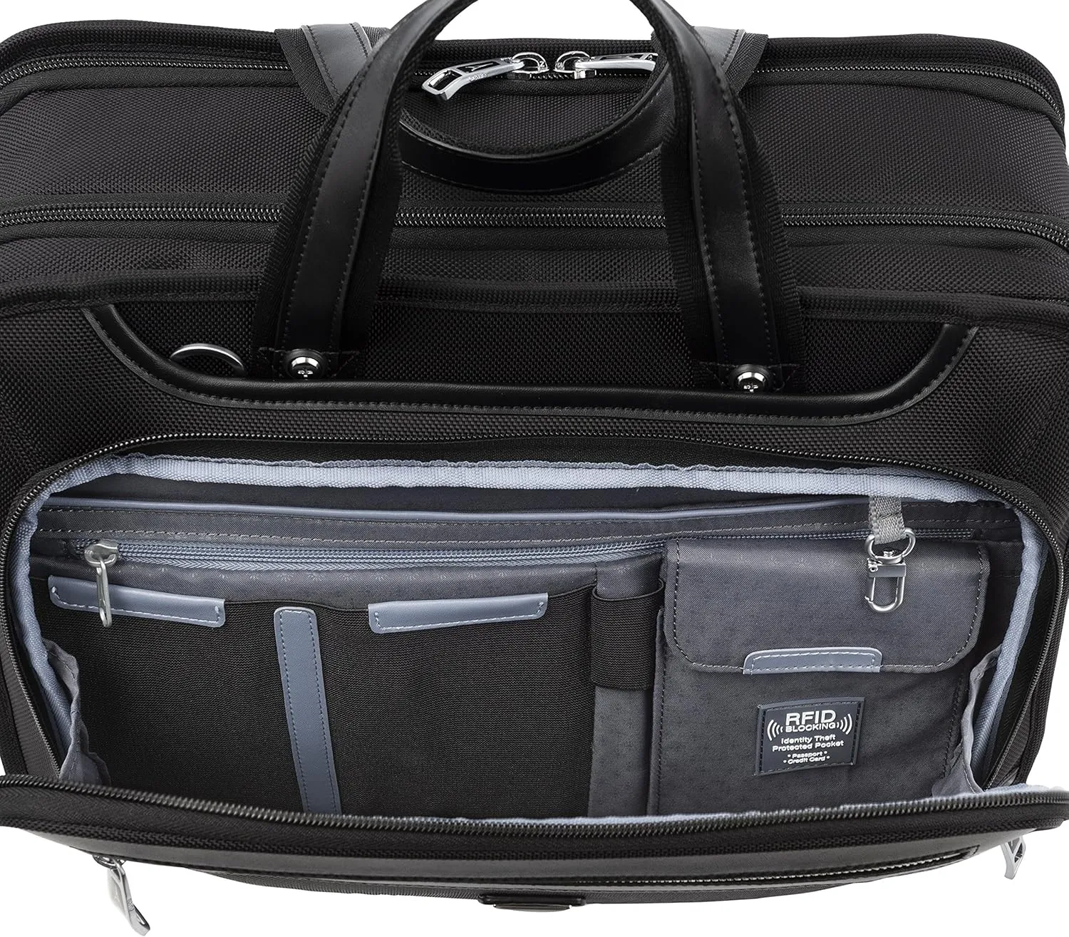 Travelpro Platinum Elite Expandable Business Laptop Briefcase, Fits up to 15.6 Laptop, Work School Travel, Men and Women