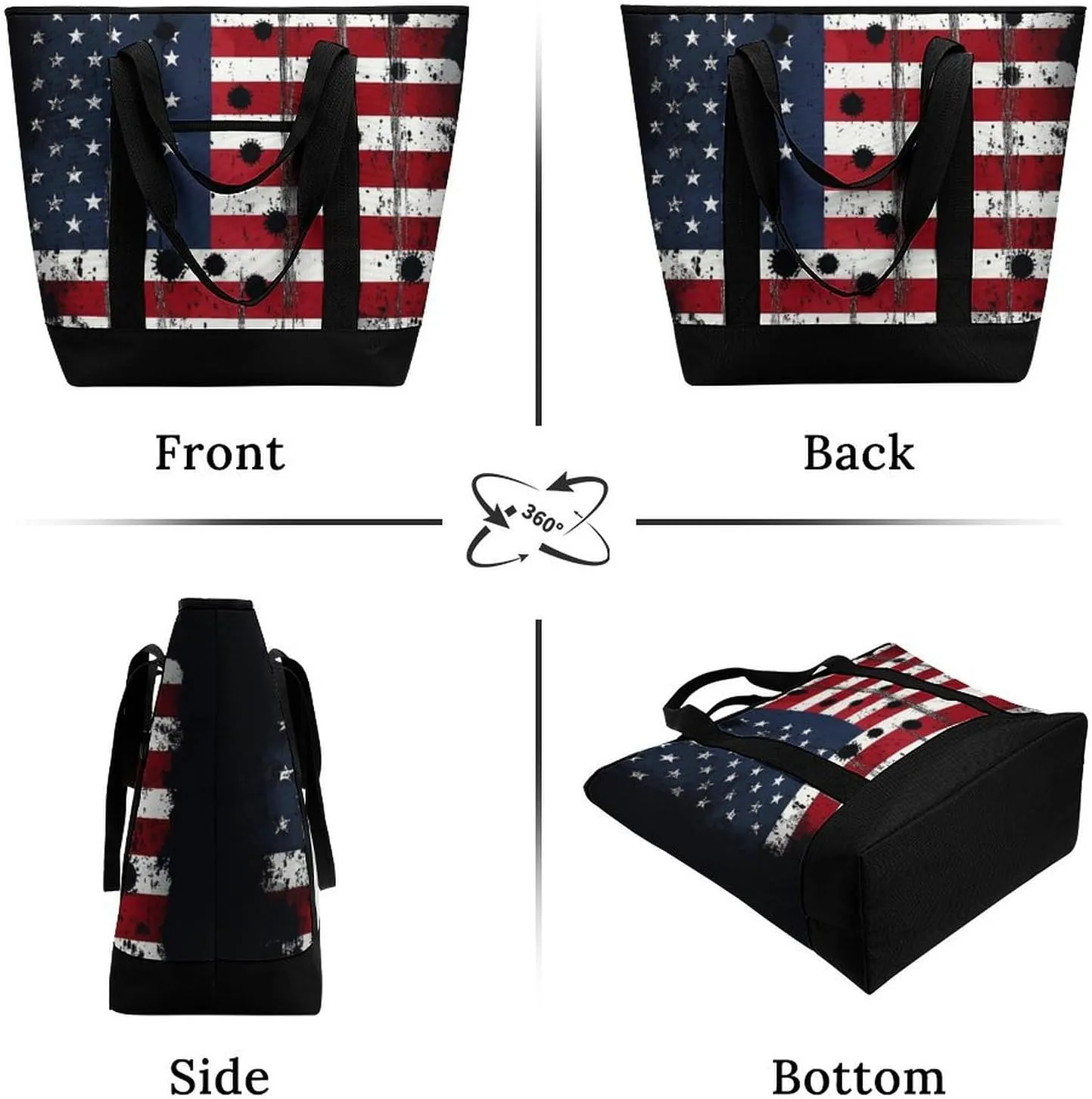 Trendy Commuter Tote Bag Large Insulated Shopping Bag For Travel