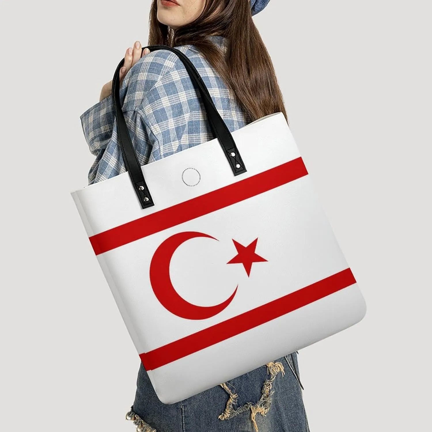 Trendy Cook Lslands Flag Women's Shoulder Bag Stylish Tote Handbag for Work and Travel Use