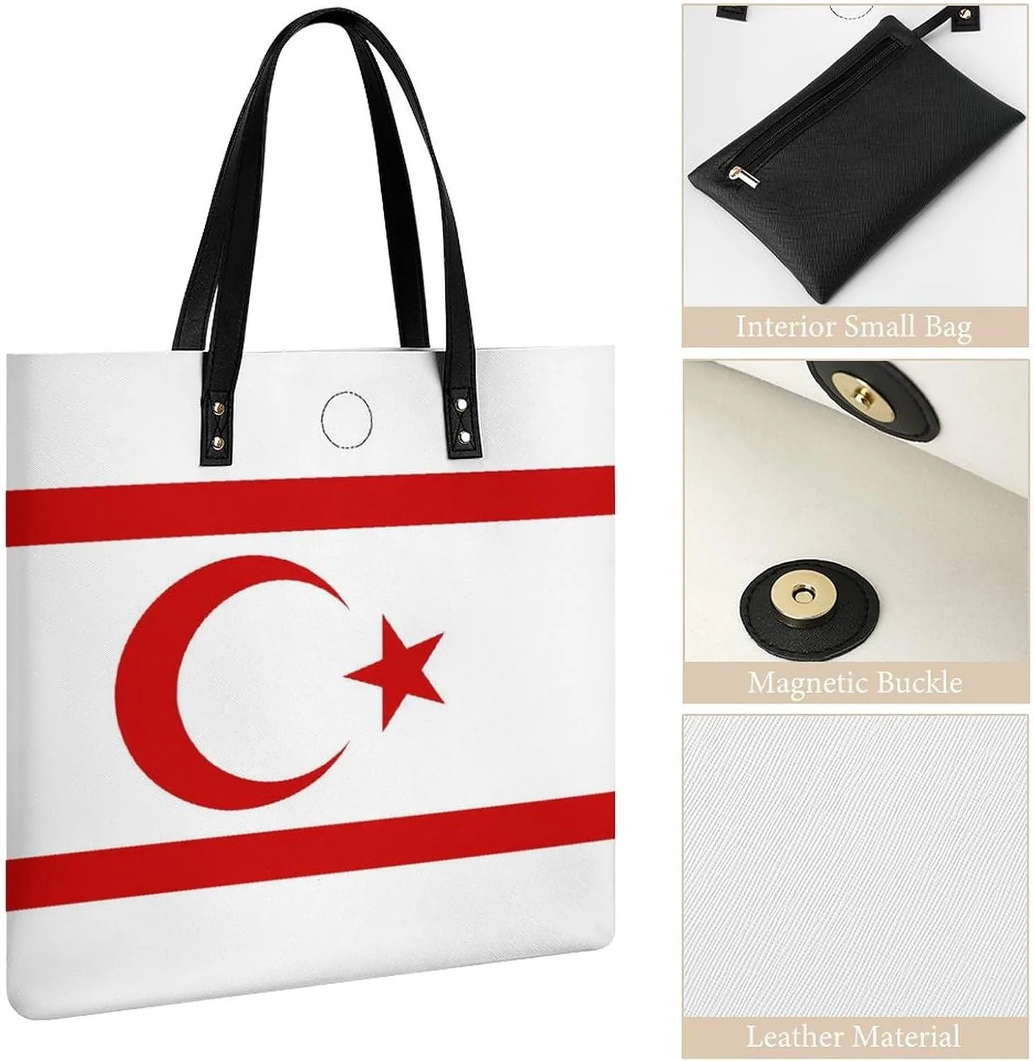 Trendy Cook Lslands Flag Women's Shoulder Bag Stylish Tote Handbag for Work and Travel Use