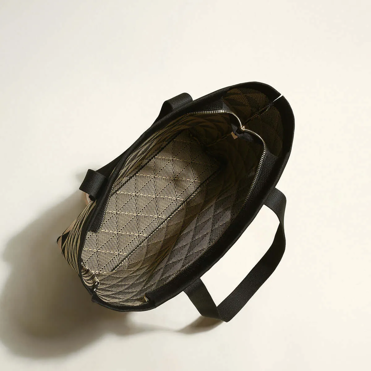 Triangle Khaki Privacy-focused Canvas Tote Huge selection Checkered Bag