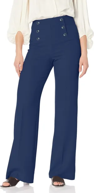 Trina Turk Women's High Waist Wide Leg Pant