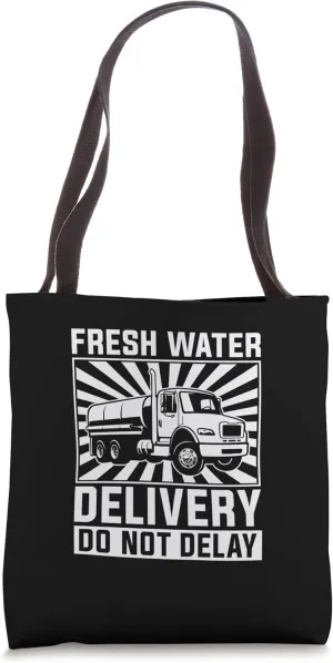 Truck Driver Tanker Trucker - Big Rig Water Truck Driver Tote Bag