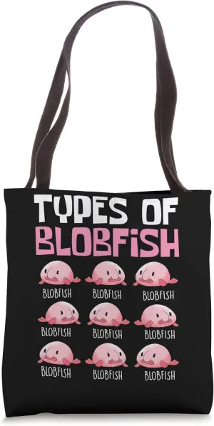 Types Of A Blobfish Water Animal Blobfish Tote Bag