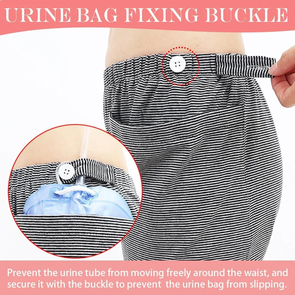 Underwear Urine Bag Pants for Elderly,Urine Bag Pants,Incontinence Care Trousers Underwear,Urinate Drainage Bag Pants Abdominal Surgeries Patient
