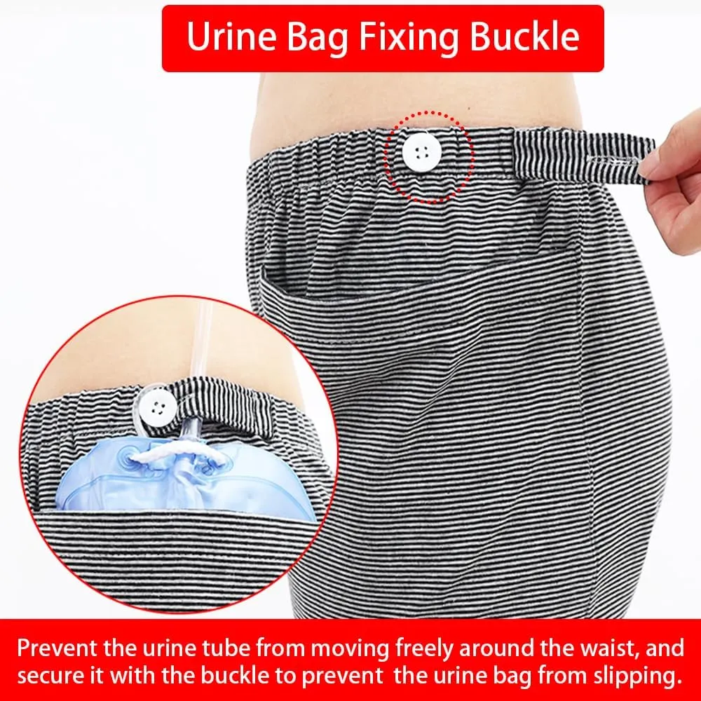 Underwear Urine Bag Pants for Elderly,Urine Bag Pants,Incontinence Care Trousers Underwear,Urinate Drainage Bag Pants Abdominal Surgeries Patient