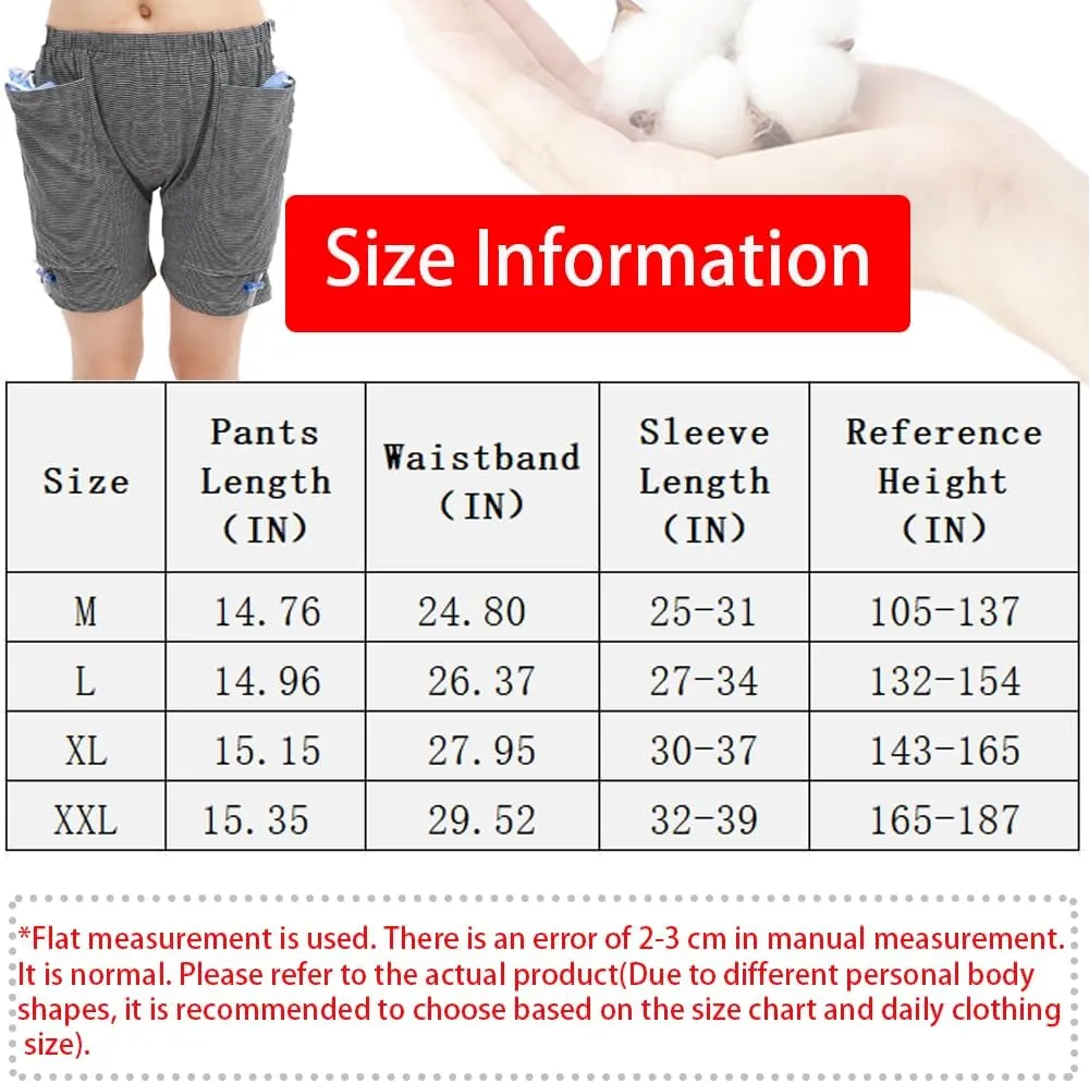 Underwear Urine Bag Pants for Elderly,Urine Bag Pants,Incontinence Care Trousers Underwear,Urinate Drainage Bag Pants Abdominal Surgeries Patient
