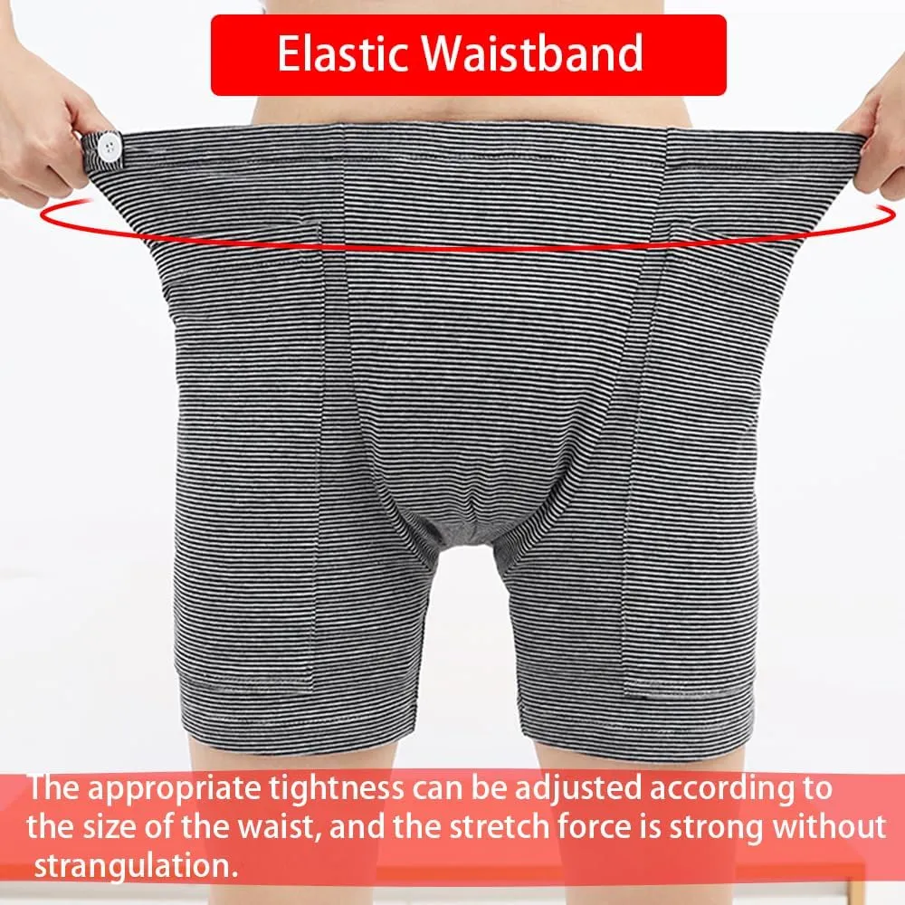 Underwear Urine Bag Pants for Elderly,Urine Bag Pants,Incontinence Care Trousers Underwear,Urinate Drainage Bag Pants Abdominal Surgeries Patient