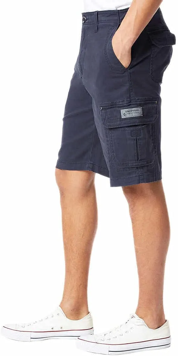 UNIONBAY Mens Flex Waist Cargo Shorts