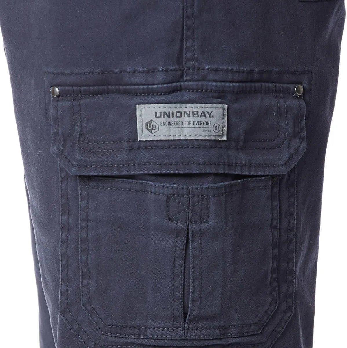 UNIONBAY Mens Flex Waist Cargo Shorts