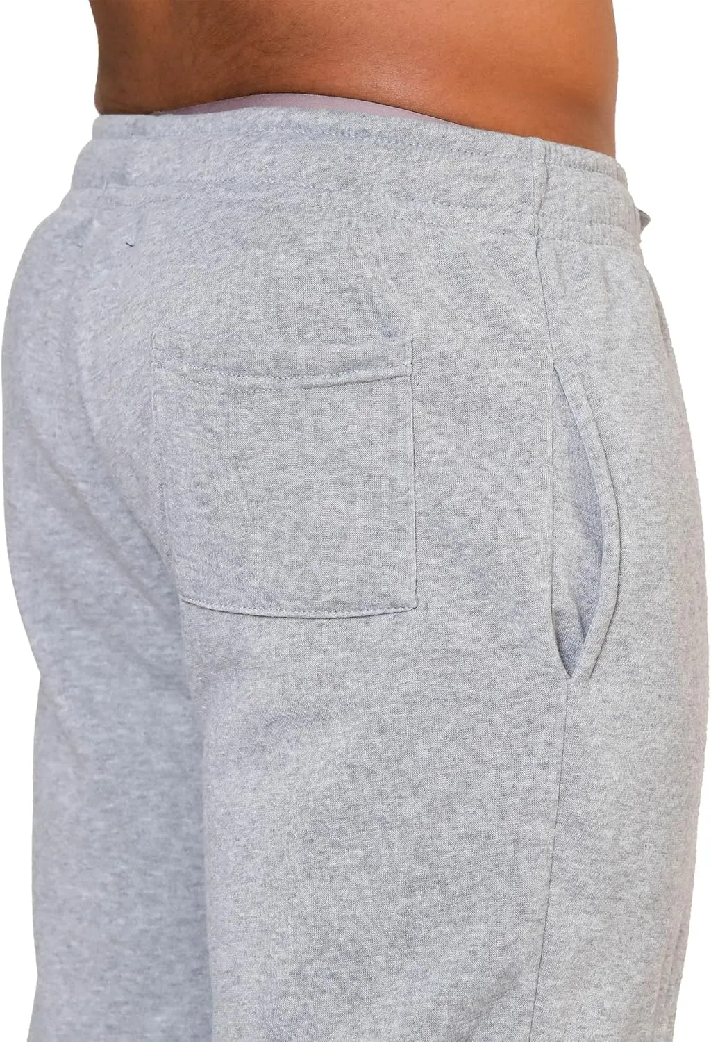 UNIQUE STYLES ASFOOR Elastic Bottom Baggy Sweatpants for Men, Workout Fleece Sweat Pants with Pockets