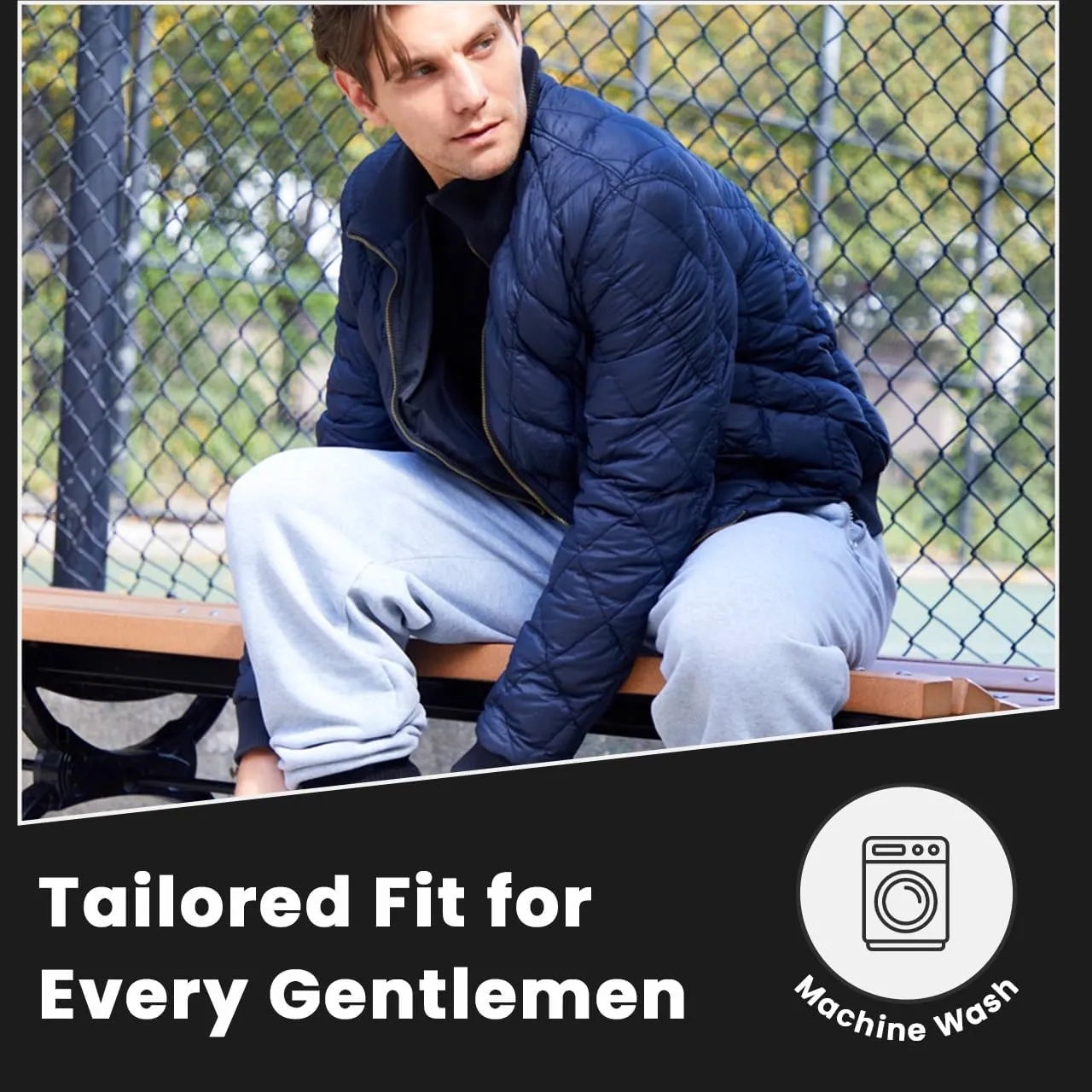 UNIQUE STYLES ASFOOR Elastic Bottom Baggy Sweatpants for Men, Workout Fleece Sweat Pants with Pockets