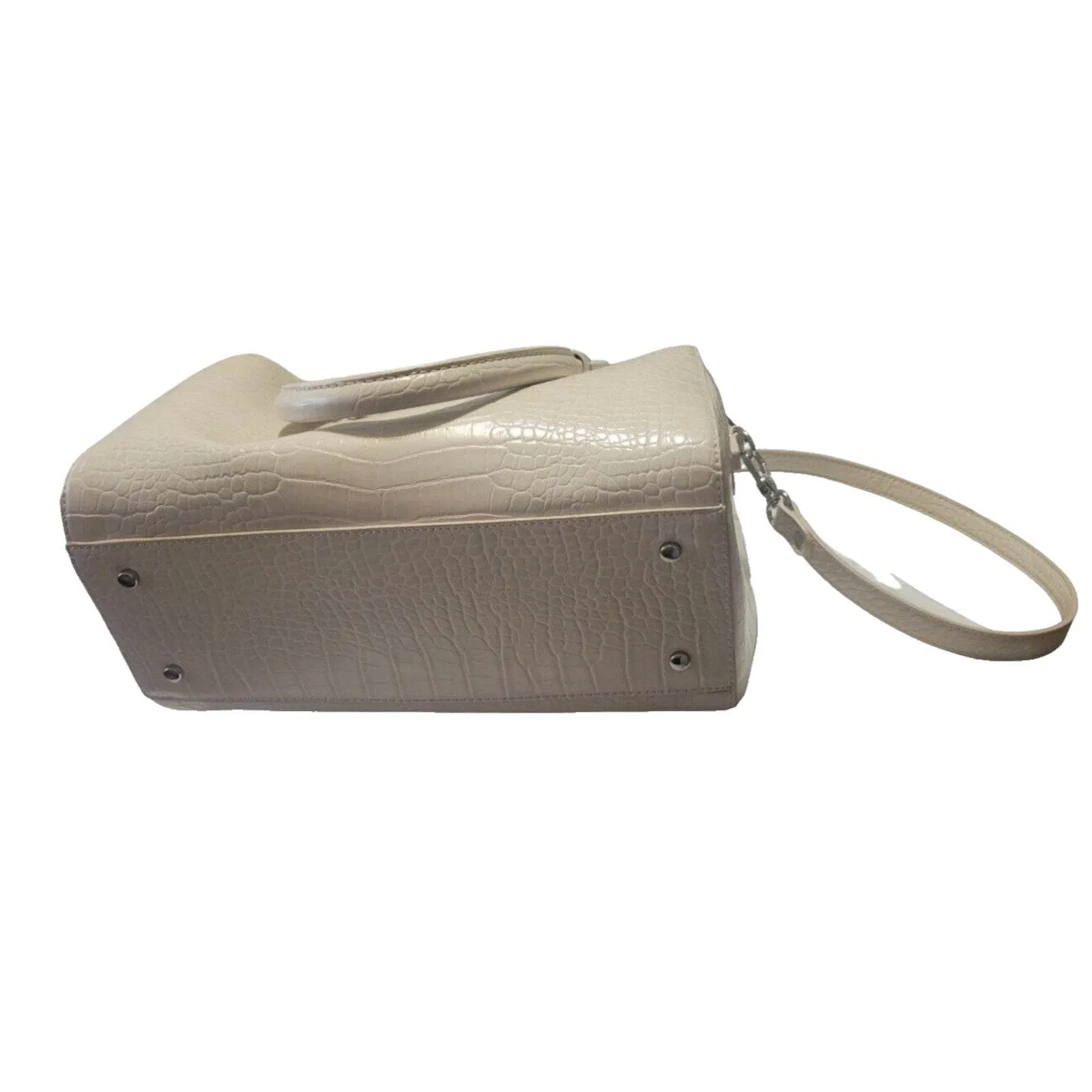 (Used) Liu Jo Satchel Women Handbag Double Handle PVC in Coffee Milk