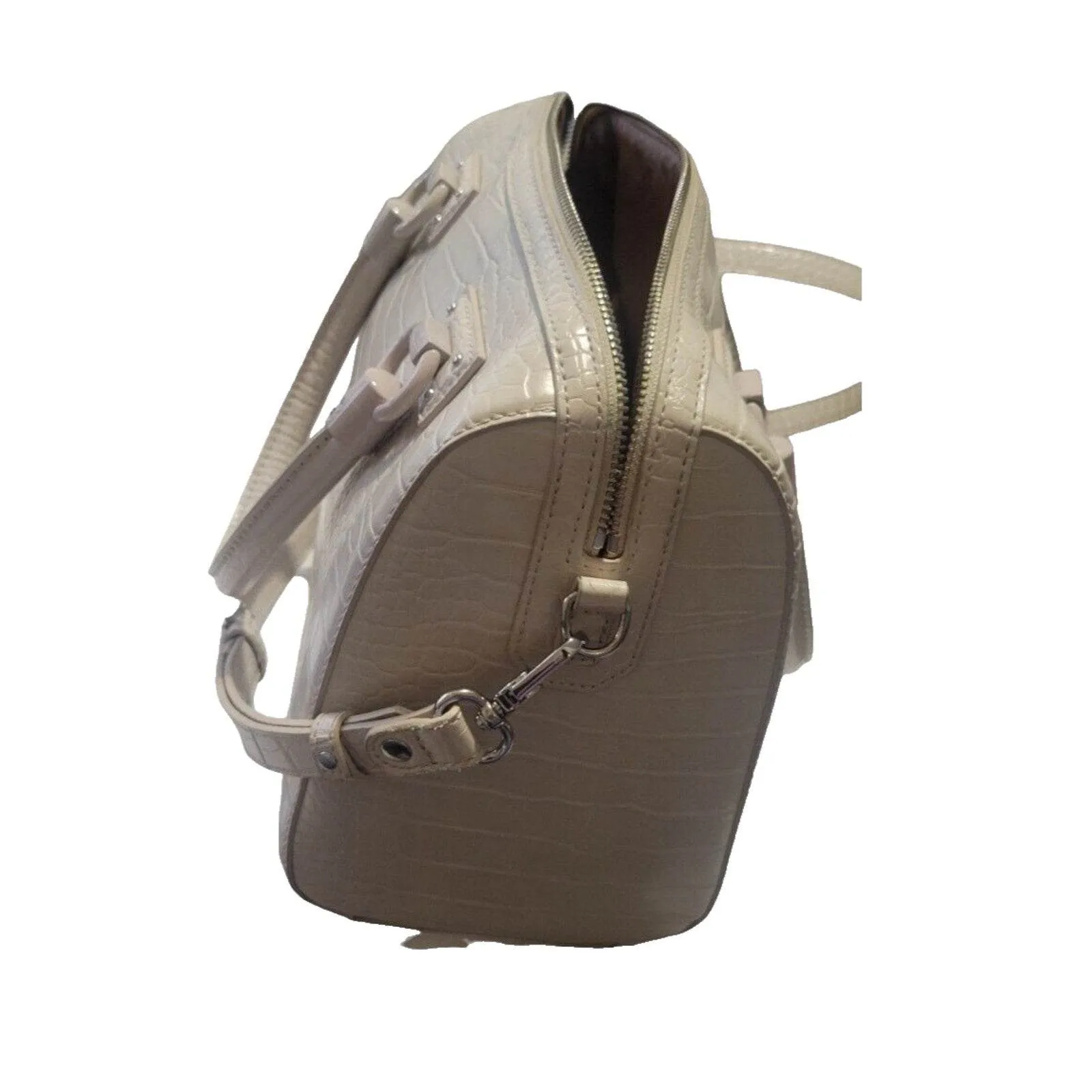 (Used) Liu Jo Satchel Women Handbag Double Handle PVC in Coffee Milk