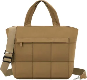 VASCHY Small Puffer Tote Bag for Women, Lightweight Mini Quilted Crossbody Cute Satchel Puffy Tote Handbag Purse for Gym